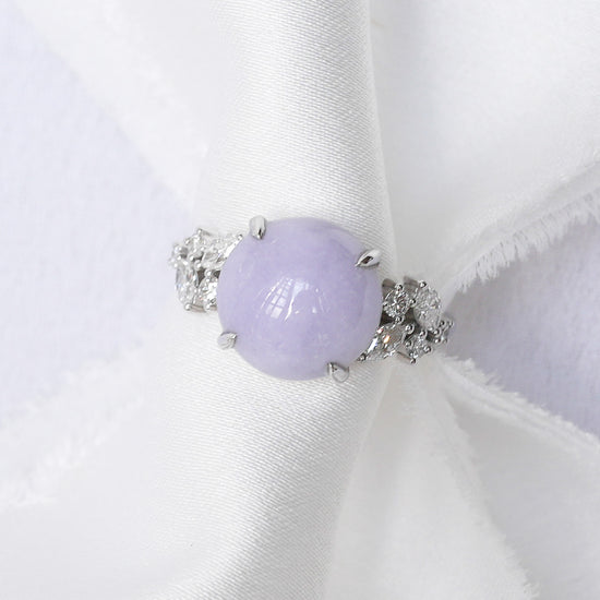 Lavender Jade Vine Ring - 1565LRW