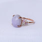 Lavender Jade Stardust Ring - 1567LRR