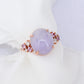 Lavender Jade Stardust Ring - 1567LRR