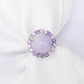 Lavender Jade Unicorn Halo Ring - 1569LRW