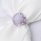 Lavender Jade Unicorn Halo Ring - 1569LRW