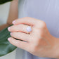 Lavender Jade Milgrain Ring - 1572LRG