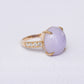Lavender Jade Milgrain Ring - 1572LRG