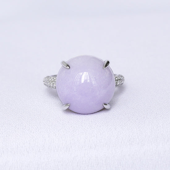 Lavender Jade Gemini Ring - 1573LRW