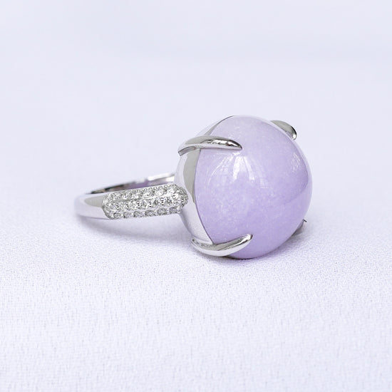 Lavender Jade Gemini Ring - 1573LRW