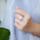 Lavender Jade Gemini Ring - 1573LRW