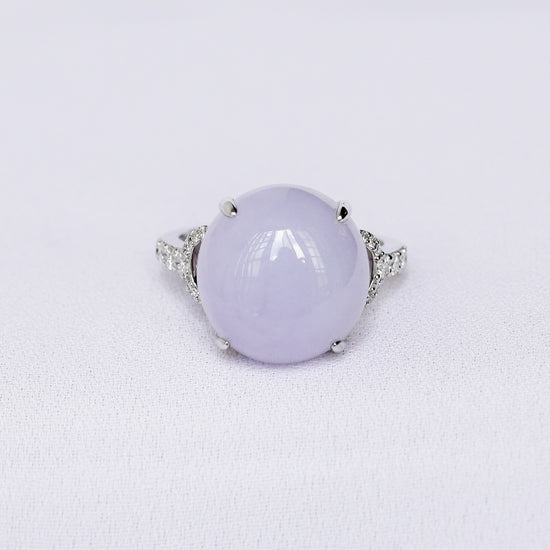 Lavender Jade Anchor Ring - 1574LRW