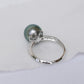 Tahitian Pearl Gemini Ring in 14K White Gold - 1577TRW