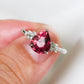 Dewdrop Tourmaline Stardust Ring - 1584TRW