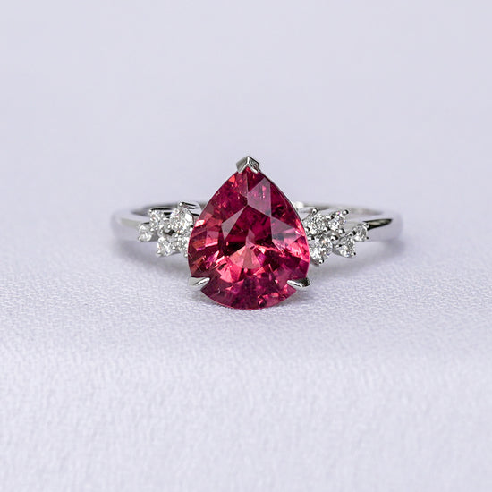 Dewdrop Tourmaline Stardust Ring - 1584TRW