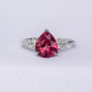 Dewdrop Tourmaline Stardust Ring - 1584TRW