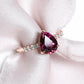 Dewdrop Tourmaline Stardust Ring - 1585TRR