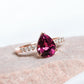Dewdrop Tourmaline Stardust Ring - 1585TRR