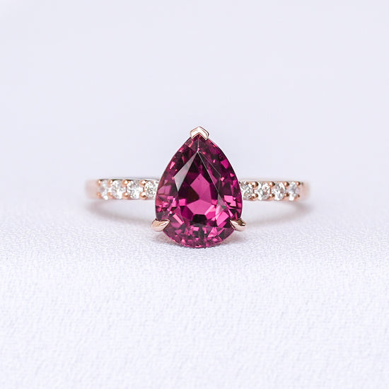 Dewdrop Tourmaline Stardust Ring - 1585TRR