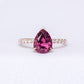 Dewdrop Tourmaline Stardust Ring - 1585TRR