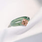 Peranakan Mosaic Jade Ring - 14K Rose Gold