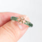 Peranakan Mosaic Jade Ring - 14K Rose Gold