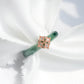 Peranakan Mosaic Jade Ring - 14K Rose Gold
