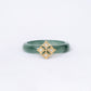 Peranakan Mosaic Jade Ring - 14K Yellow Gold