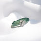 Peranakan Mosaic Jade Ring - 14K White Gold
