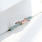 Together Jade Ring - 14K Rose Gold