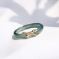 Together Jade Ring - 14K Yellow Gold