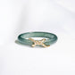 Together Jade Ring - 14K Yellow Gold