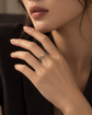 Together Jade Ring - 14K Yellow Gold