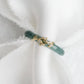 Vine Jade Ring - 14K Yellow Gold