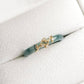 Vine Jade Ring - 14K Yellow Gold