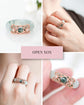 BACKORDER: Love Knot & XOX Jade Ring