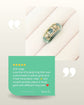 BACKORDER: Love Knot & XOX Jade Ring