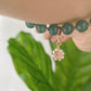 Glacial Teal Jade with Moonstone Bracelet B2384