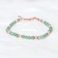 Jade with Blush Pearl Accent Bracelet