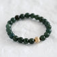 Pine Green Jade Bracelet AB9