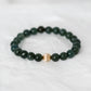 Pine Green Jade Bracelet AB9