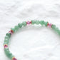 Jade with Pink Sapphire Accent Bracelet