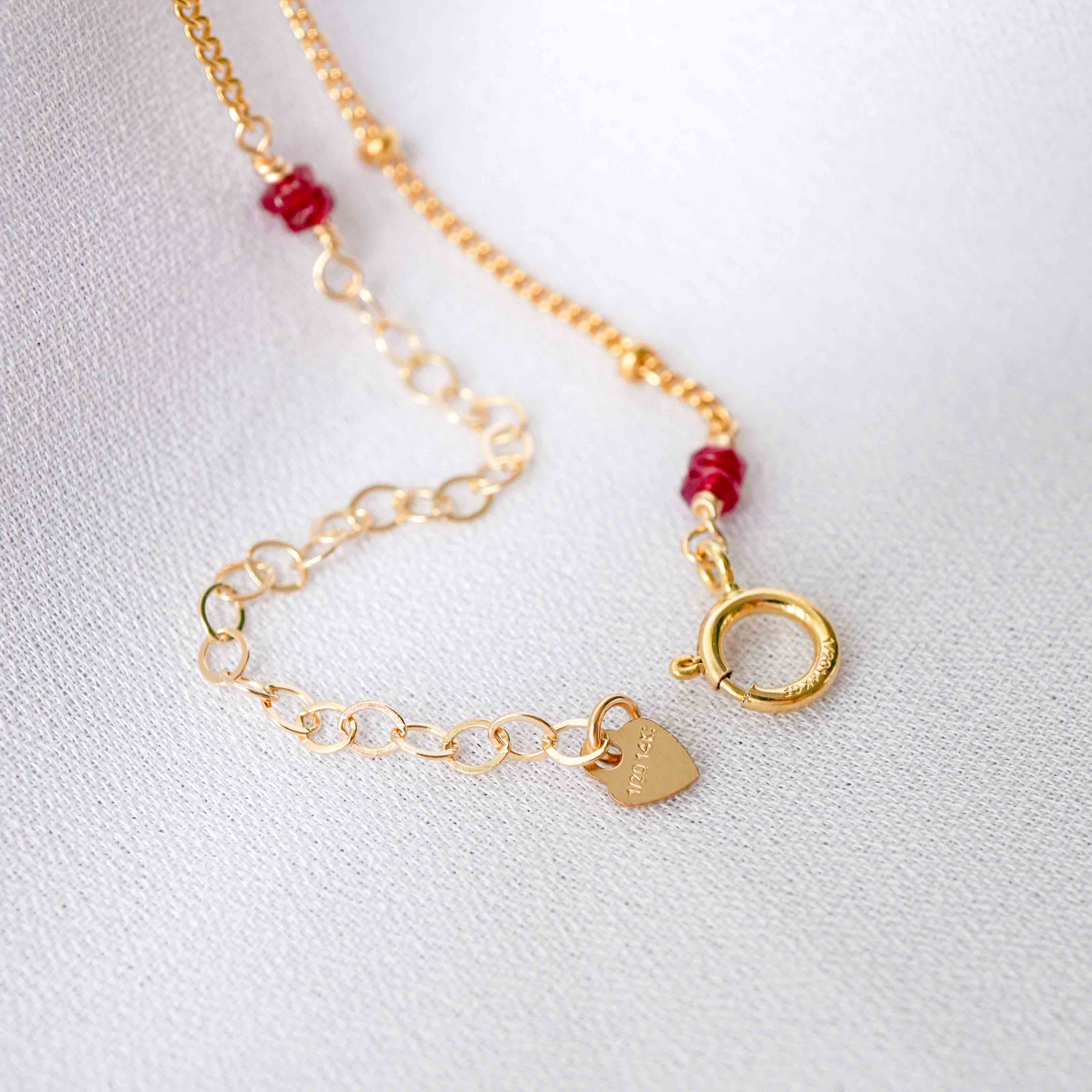 Necklace 143. high quality Ruby red Jade