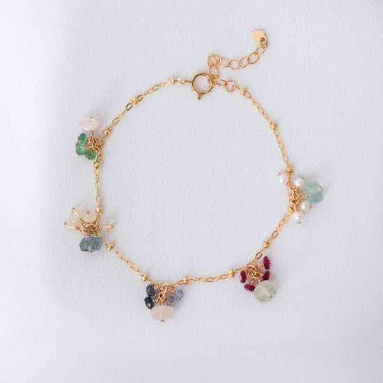 Aquamarine Garden Bracelet