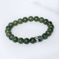 Moss Green Infinity Jade Bracelet B1