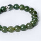 Moss Green Infinity Jade Bracelet B1