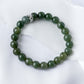 Moss Green Infinity Jade Bracelet B1