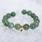 Sage Green Jade and Moonstone Bracelet B2376