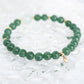 Emerald and Mint Green Jade Bracelet B2378