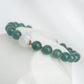 Glacial Teal Jade with Moonstone Bracelet B2384