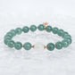 Glacial Teal Jade with Moonstone Bracelet B2384