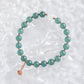 Glacial Teal Jade with Moonstone Bracelet B2384