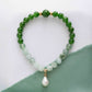 Premium Vivid Green Jade Bracelet B2516 (6mm)