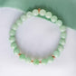 Apple Green Jade Bracelet B2517 (7.5mm)