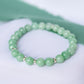 Apple Green Jade Bracelet B2517 (7.5mm)